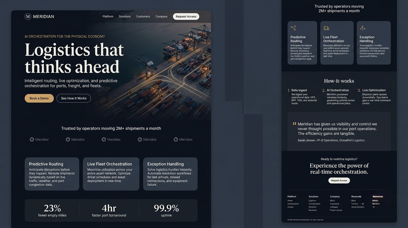AI-Enabled Business sample landing page direction — 6th District