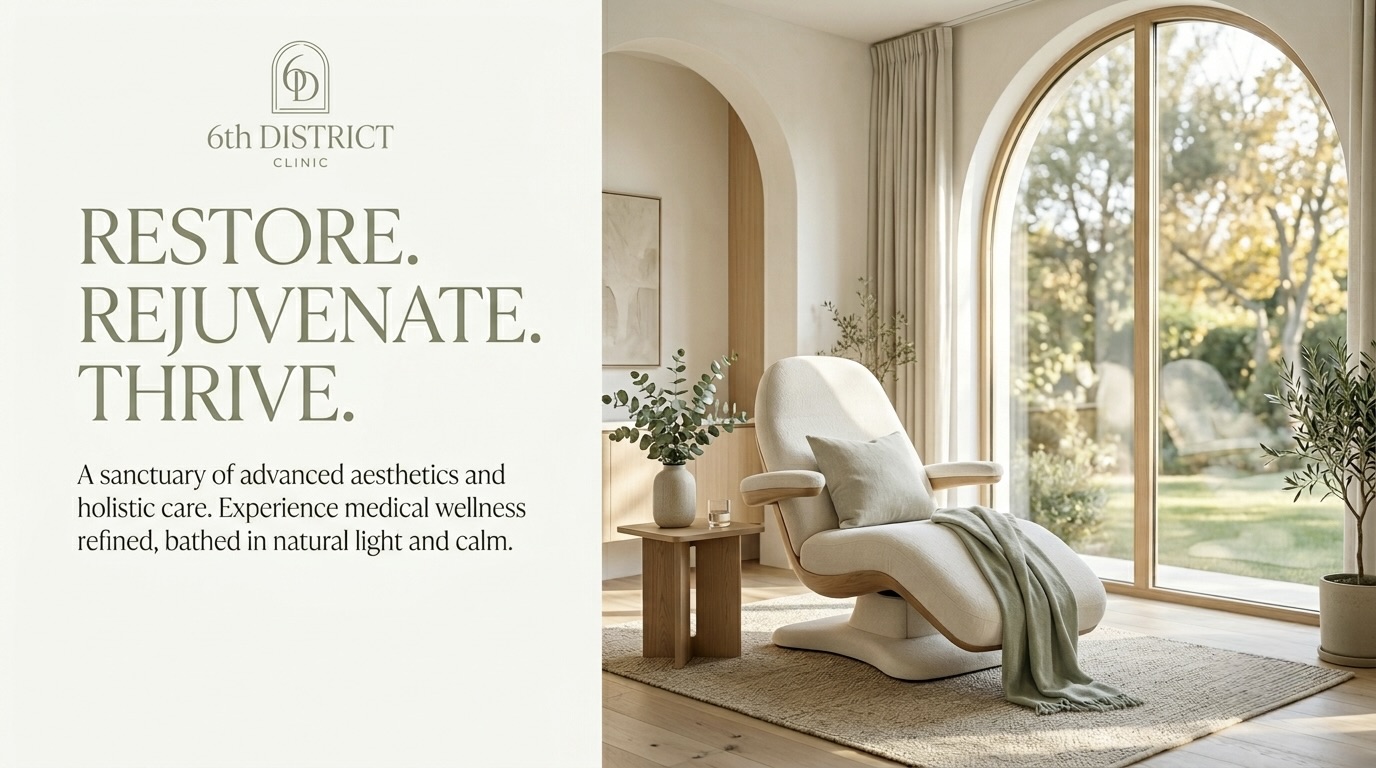 Luxury Clinic sample landing page direction — 6th District